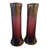 Pair of Art Nouveau vases
