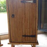 Pair of rattan bedsides