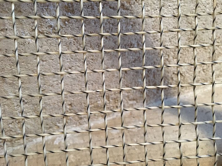 Old wooden tennis racket