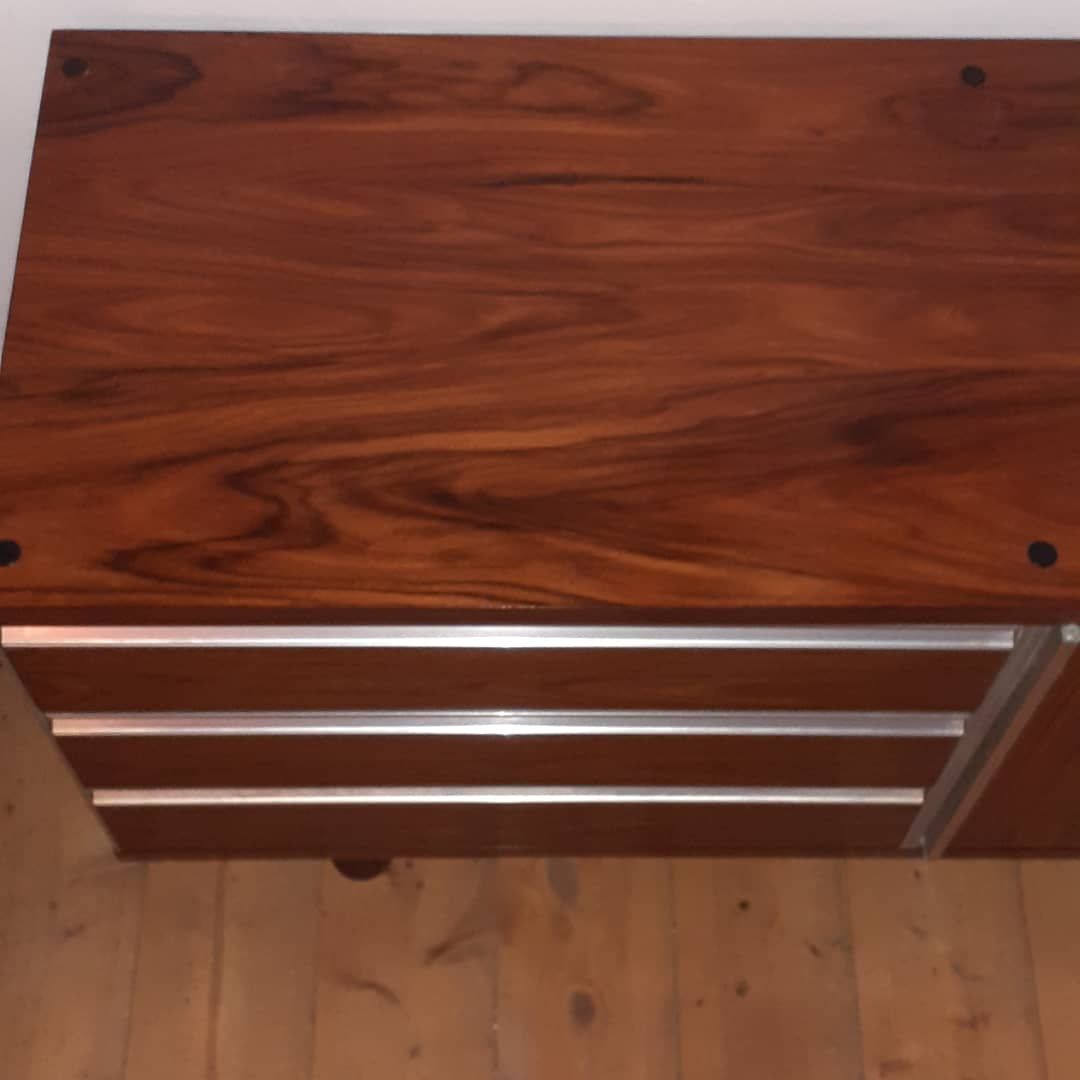 Sideboard 4 doors 3 drawers in Rosewood year 70