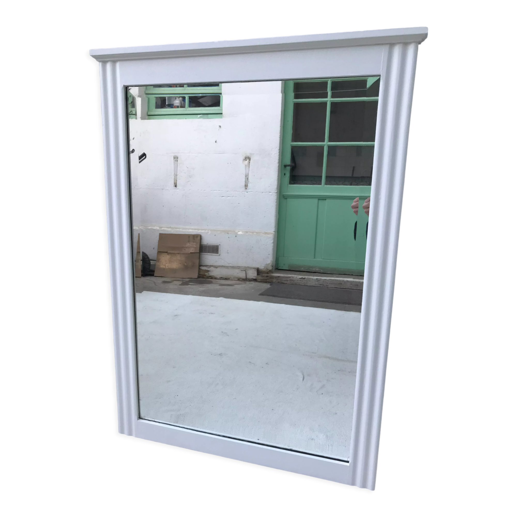 Art Deco beveled mirror