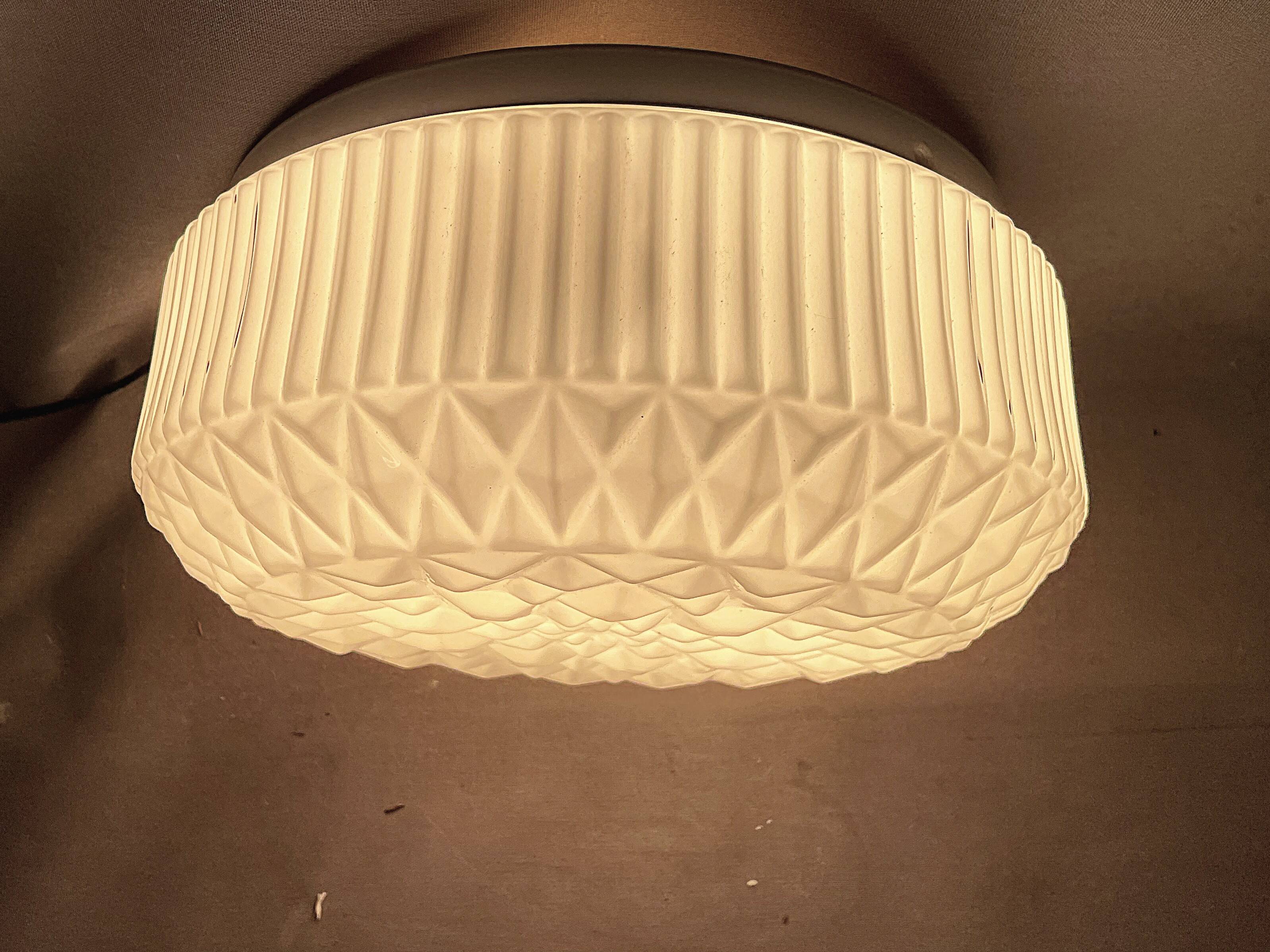 Large flush mount wall or ceiling light