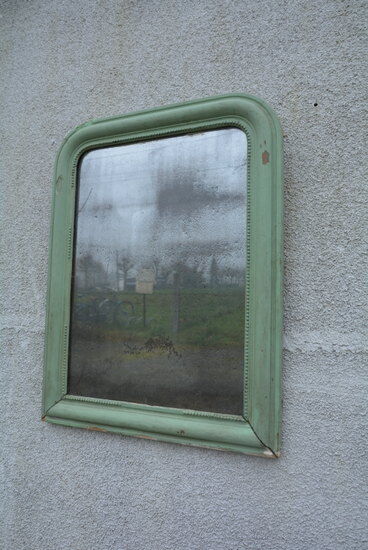 Mirror, Louis Philippe-style trumeau 65x83cm