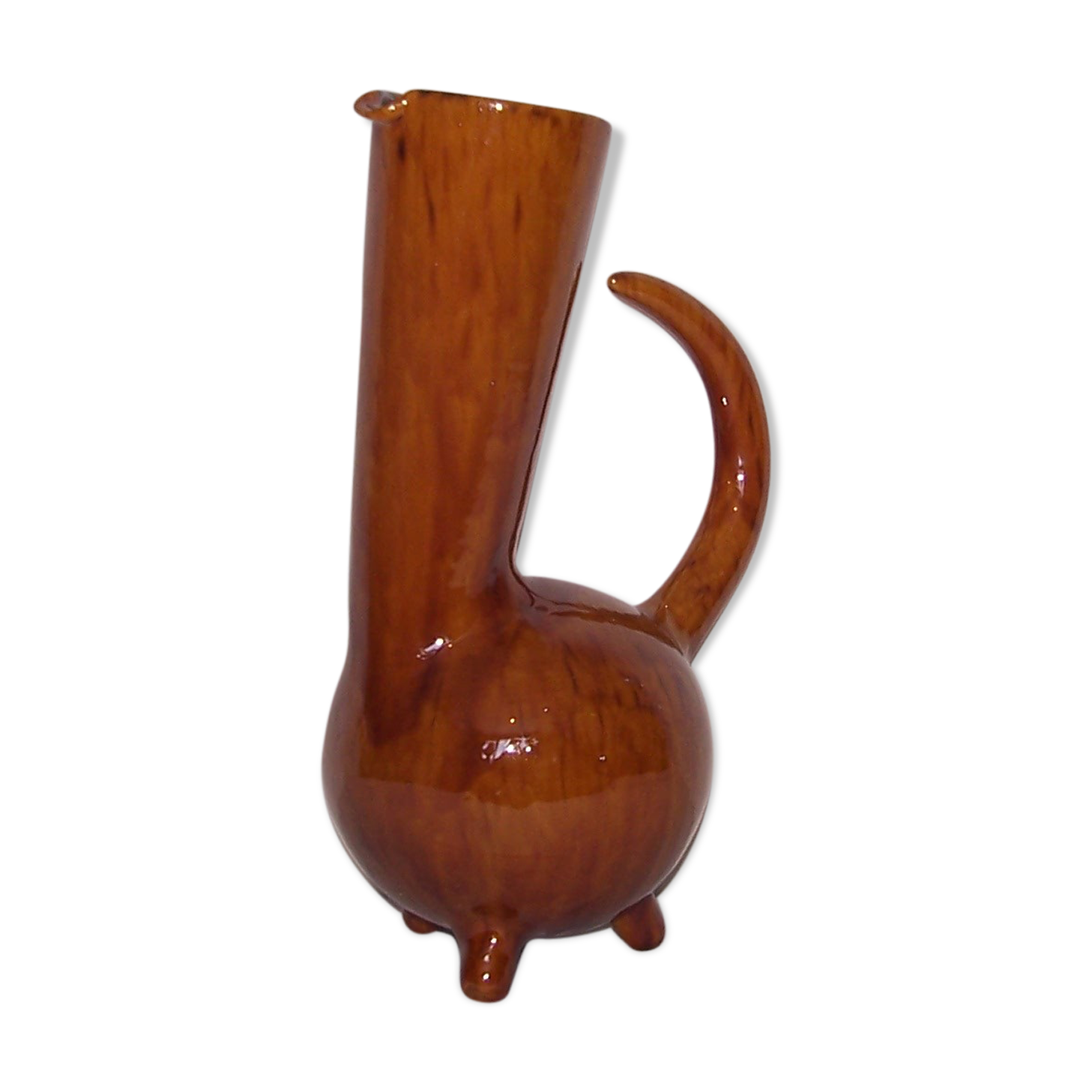 Zoomorphic vase tripod, old biot, 50