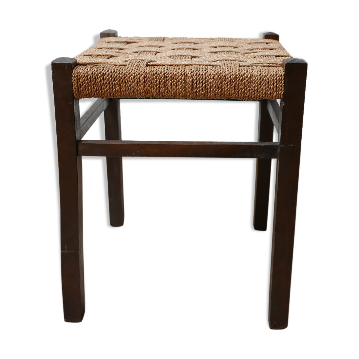 Mid-century german cord stool