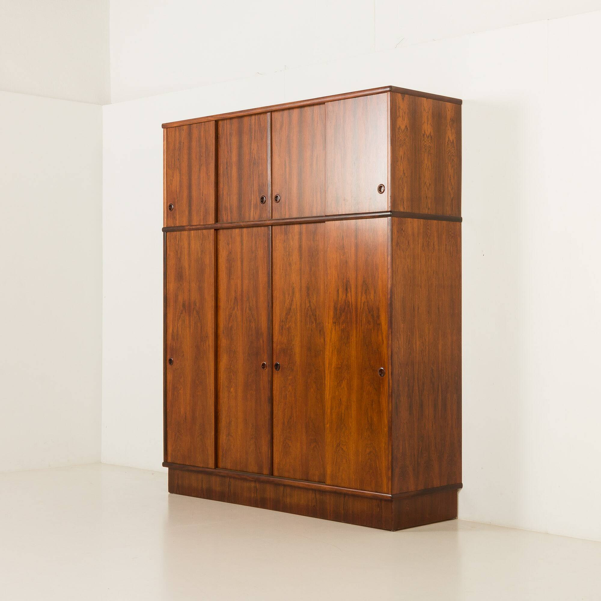 Very rare Danish rosewood cabinet by Omann Jun, 1960s.