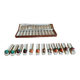 Set of 12 ceramic vegetable knife holders from Vallauris