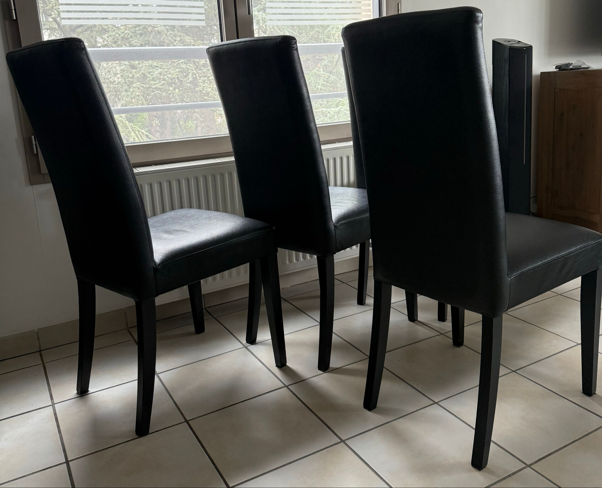 Set of four chairs