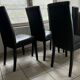 Set of four chairs