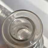 Engraved glass decanter