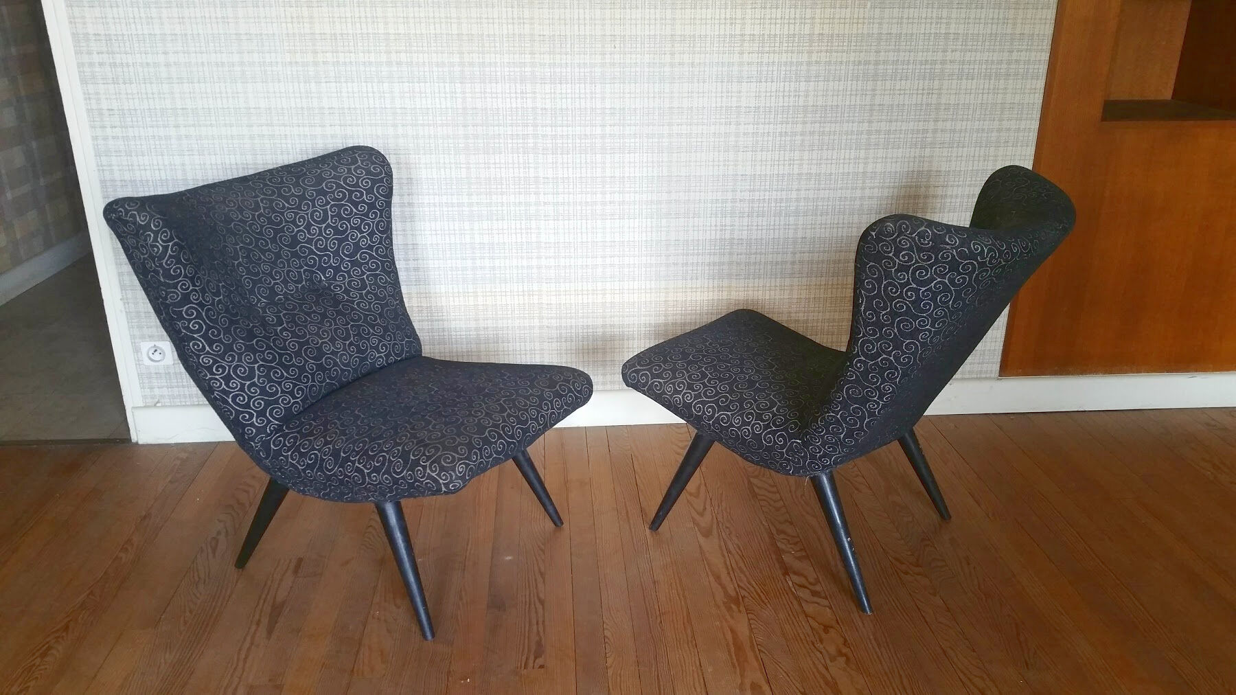 Armchair Chair wing chair years 50