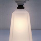 Art deco opaline porcelain lamp