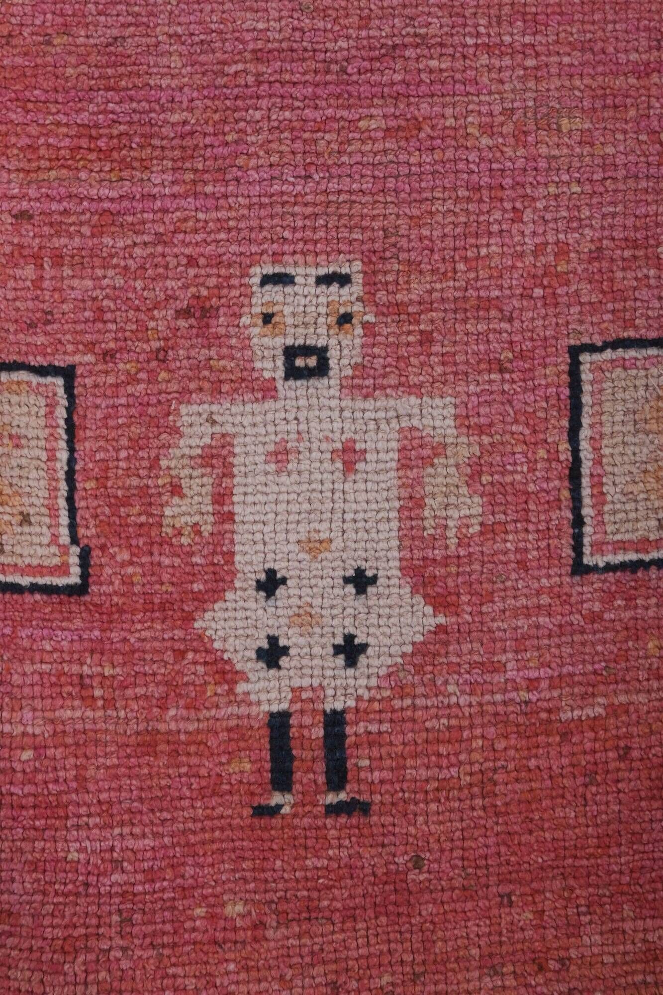 Vintage Turkish hallway rug 97x305 cm
