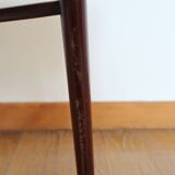 6 Scandinavian chairs skaï white