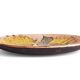 Mid-Century Ceramic Plate by Ruscha, Floral Décor, Germany, 1950s