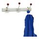 3-hook wall coat rack