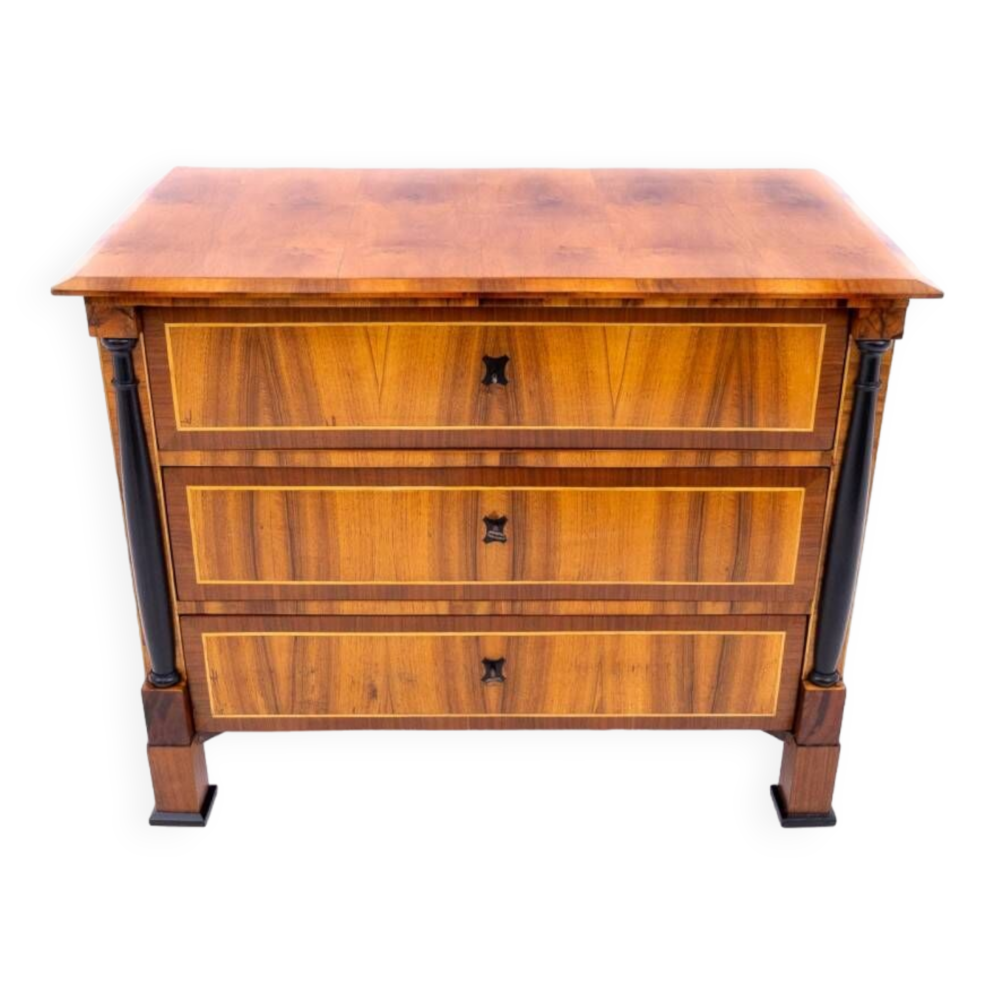 Antique chest of drawers, Northern Europe, around 1850. After renovation.