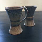 Pair of signed mugs