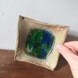 Sandstone and glass dish