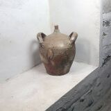 Old round stoneware jug