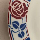5 flat plates Sarreguemines, Tabarin model