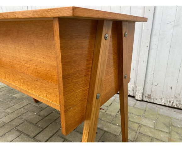 Bureau vintage pieds compas 1950