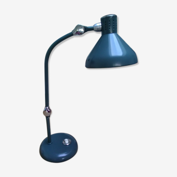 Lampe de bureau Jumo modèle GS-1 vert émaillé