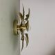 Vintage wall light in gold metal