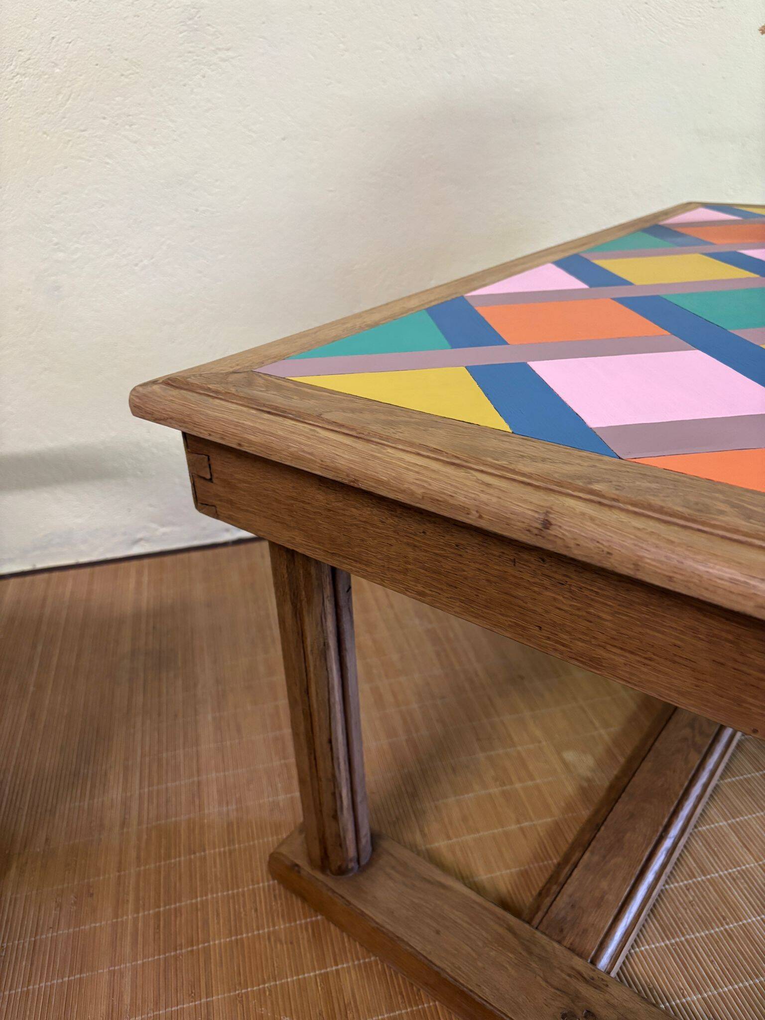 Colourful coffee table