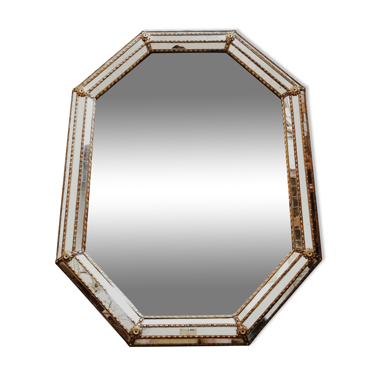 Old mirror with parecloses