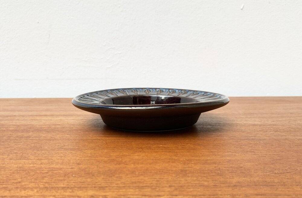 Danish ceramic bowl from the mid-century by Søholm, 1960s.