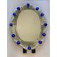 Vintage Simoeng Hand-Carved Venetian Oval Mirror
