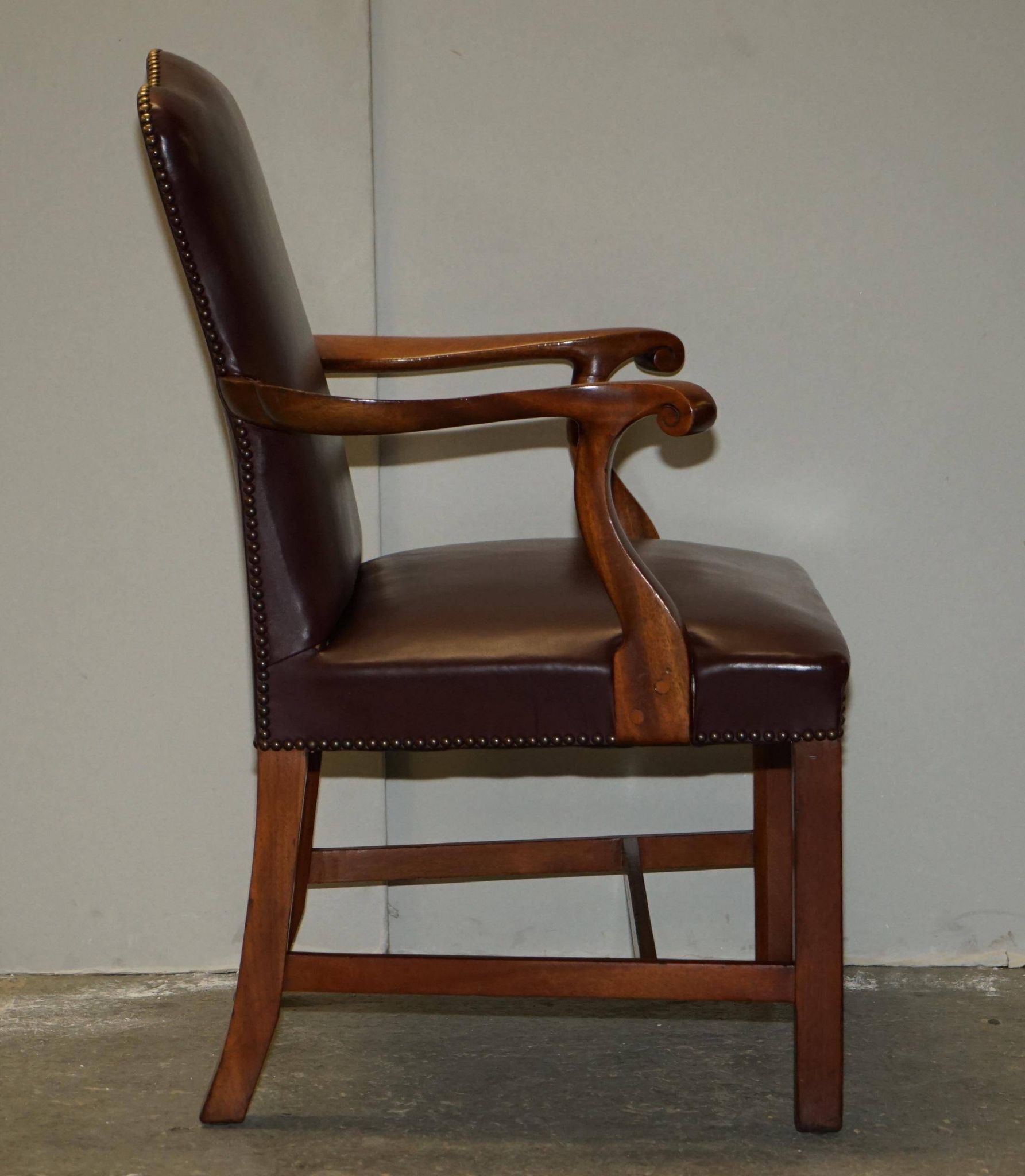 Carver office chair in Spencer House leather