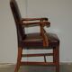 Carver office chair in Spencer House leather