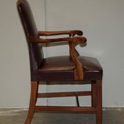 Carver office chair in Spencer House leather