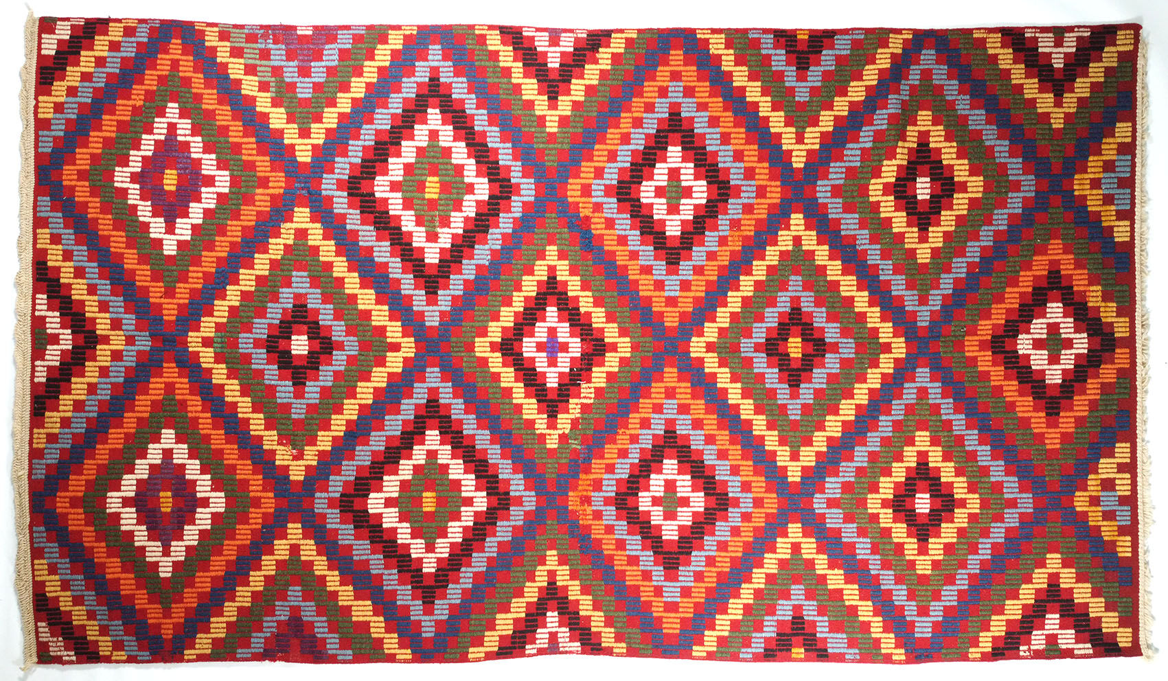 Anatolian handmade kilim rug 274 cm x 157 cm