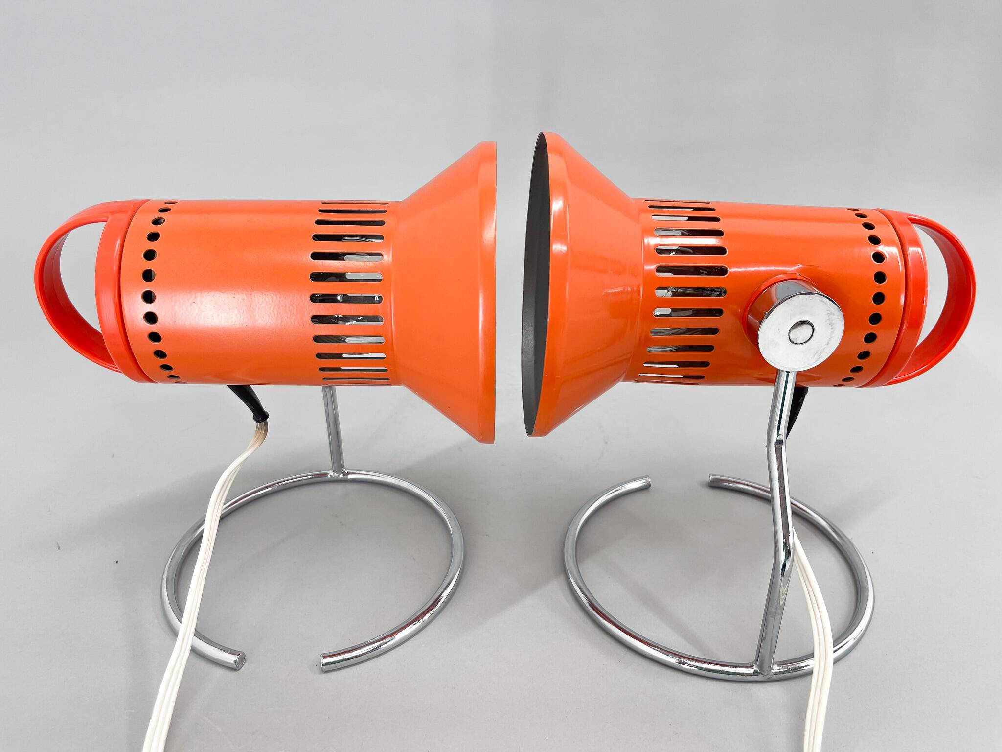 Set of Two Vintage Table Lamps from Chirana, 1970's