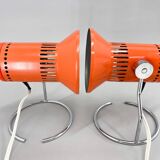 Ensemble de deux lampes de table vintage de Chirana, 1970