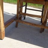 Restored solid oak farmhouse table