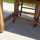 Restored solid oak farmhouse table