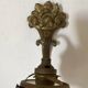 Antique bronze and glass paste wall light
