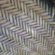 Colonial style armchair - woven rattan and exotic wood - vintage