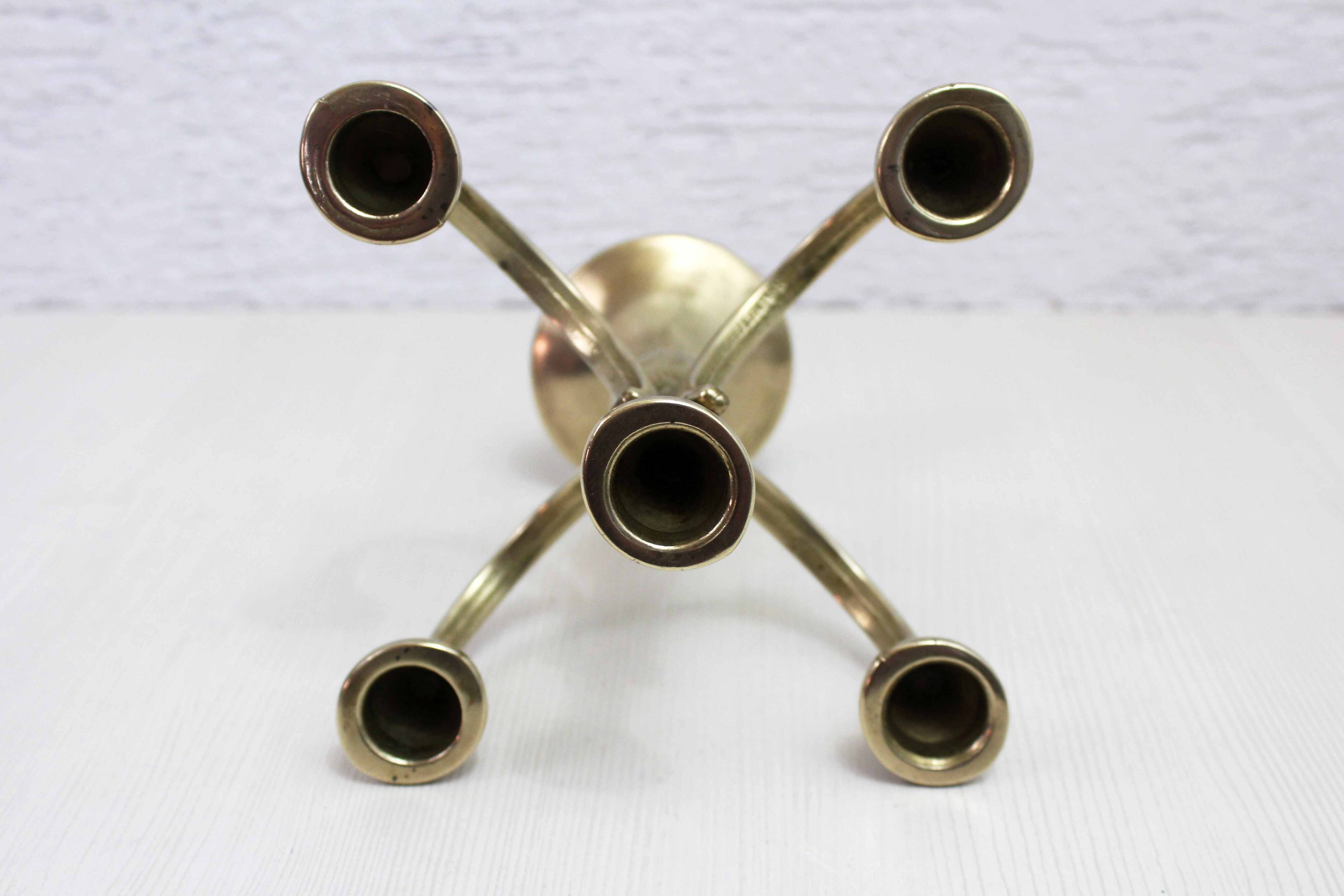 5-light bronze candlestick, 1960