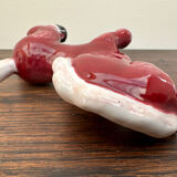 Small retro red horse from the 40s made in England/ceramic