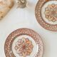 Set of 2 flat plates Petrus Regout, Tancrède