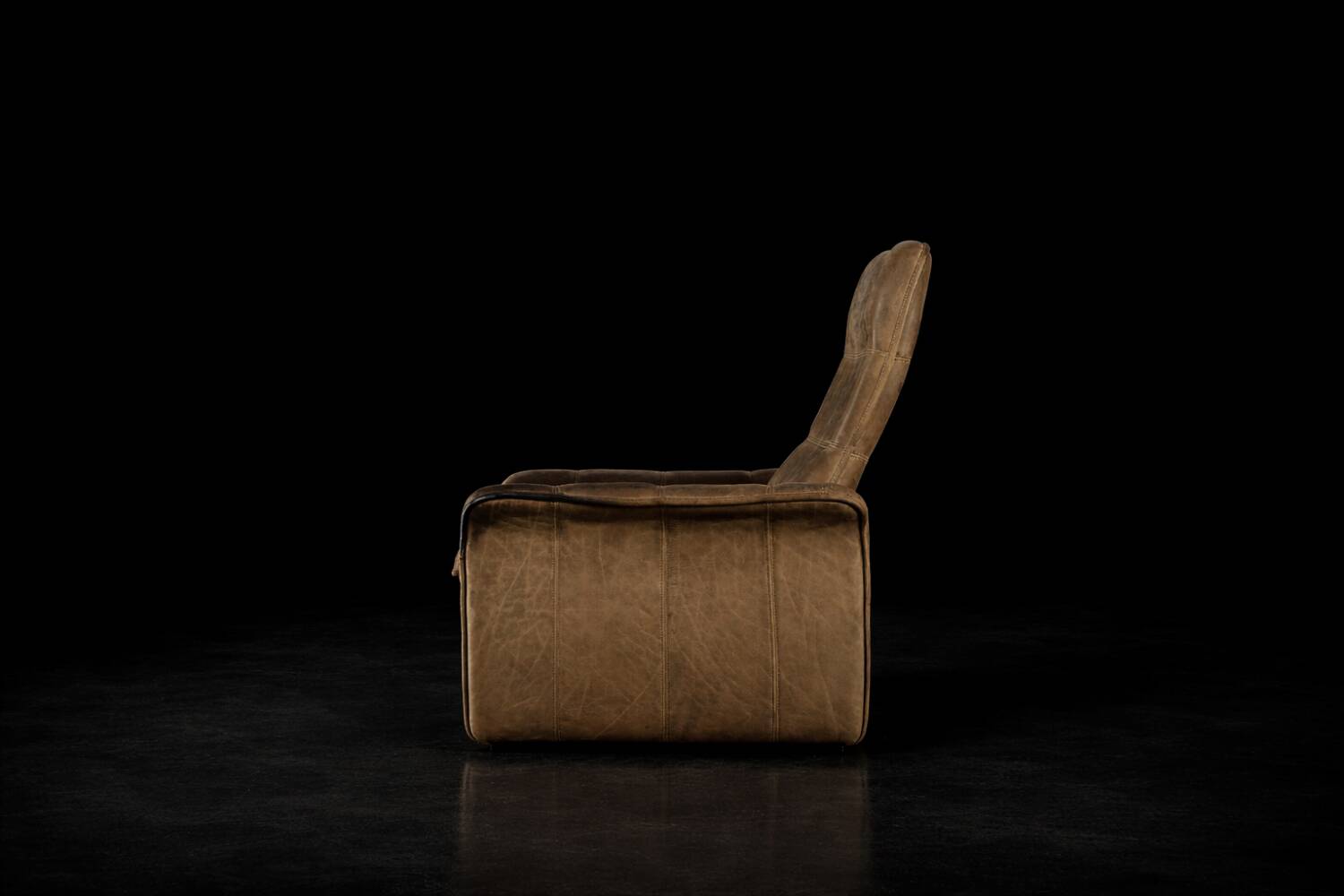 Fauteuil DS-50 vintage en cuir de buffle par De Sede