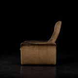 Fauteuil DS-50 vintage en cuir de buffle par De Sede