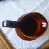 Saint Clément milk jug or small pitcher with marine decor