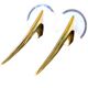 Metalarte - TallerUno by Joan Auger, Large pair of metal and glass wall lights Spain