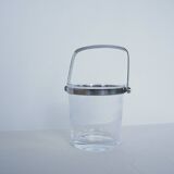 Vintage glass ice bucket